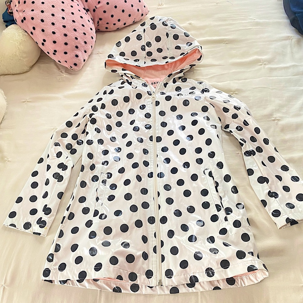 Girls PolkaDot Rain Jacket
